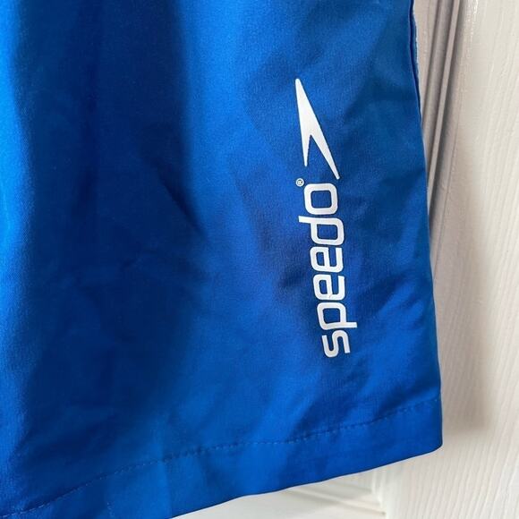 Speedo Mems Blue Swim Trunks Size S - Picture 2 of 5